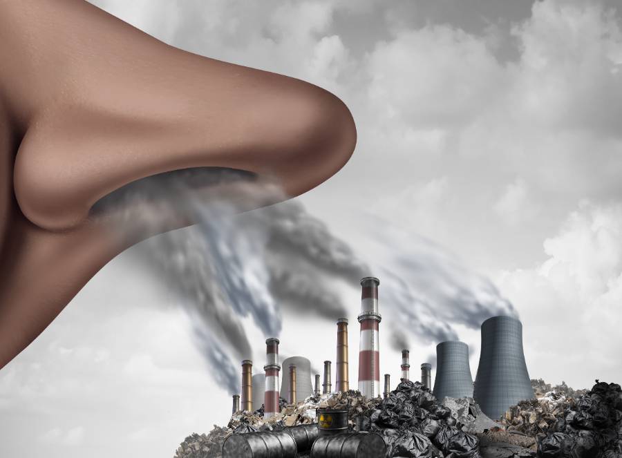 A Nose Smelling Industrial Toxins