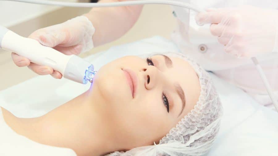 Cryolipolysis Done on a Woman