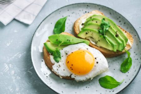 Avocado on Toast and Poached Egg