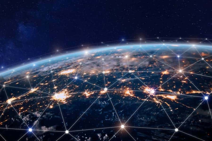 Earth Connected by Network