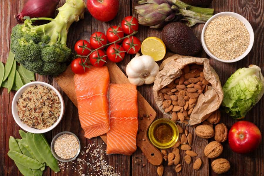 Assorted Food that are Good for the Skin