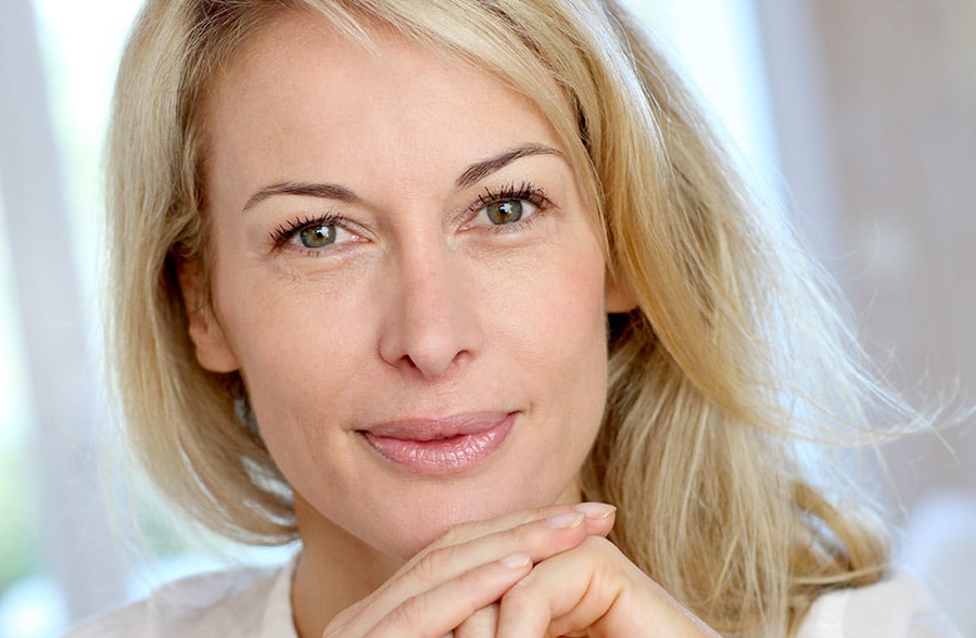 Woman with Dermal Fillers
