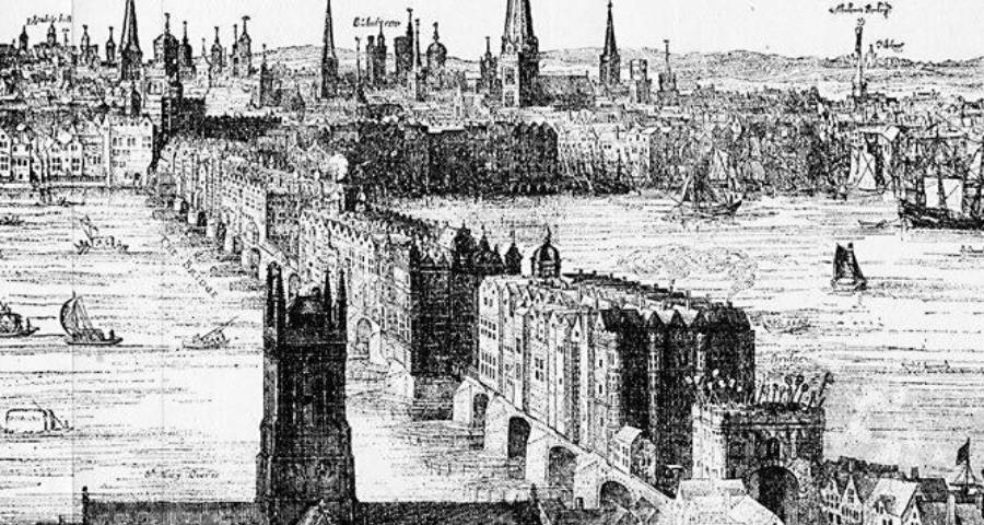 Southwark Cathedral before the Fire of 1212 AD