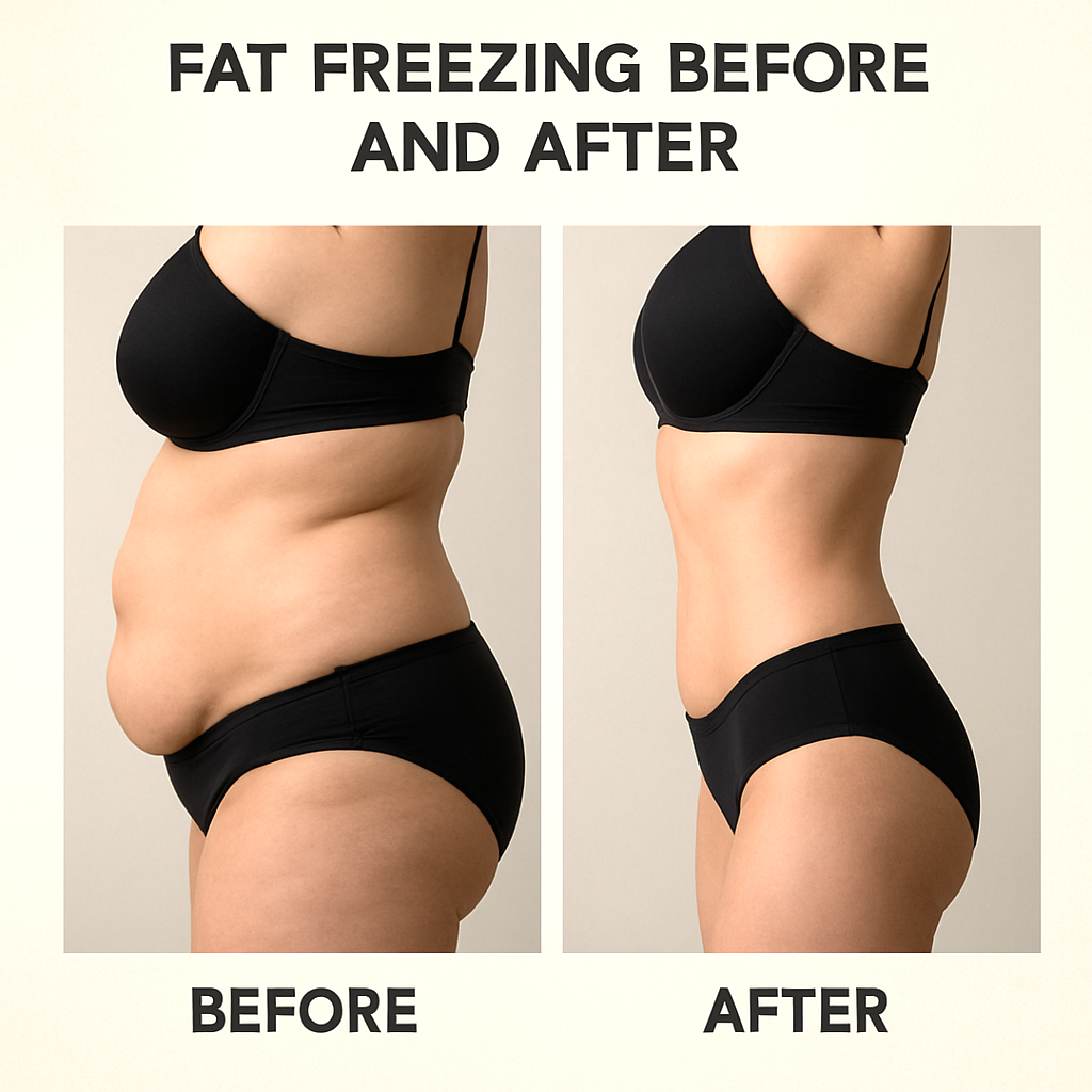 before and after fat reduction treatments
